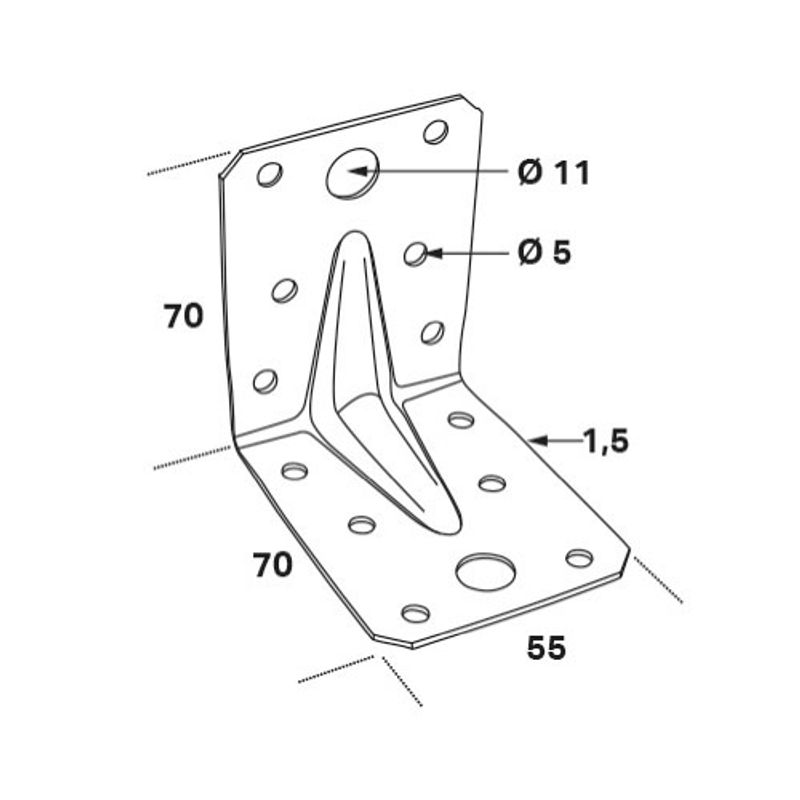 FAST CC Vinkelbeslag ABXR