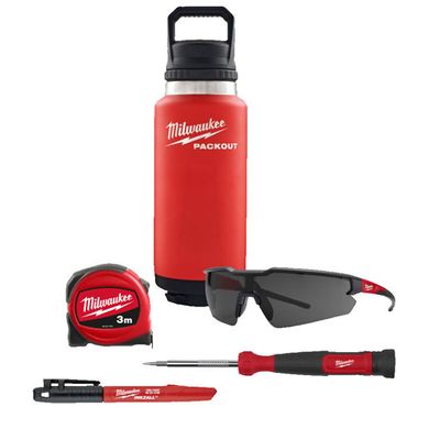 Milwaukee Verktygsset med PACKOUT flaska 5 delar