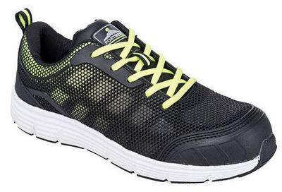 Portwest FT15 - Svart/Grön Steelite Tove Trainer S1P