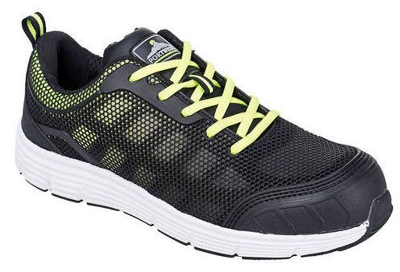 Portwest FT15 - Svart/Grön Steelite Tove Trainer S1P