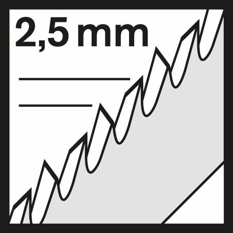 Bosch Sticksågsblad  5-P Mjuka träslag (T301BCP)