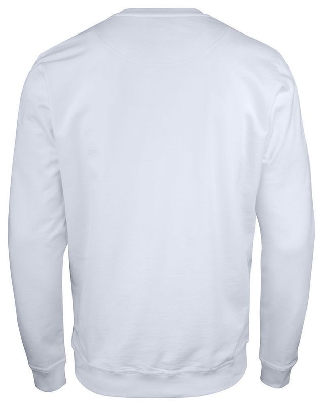 Jobman 5120 Rundhalsad Sweatshirt Vit