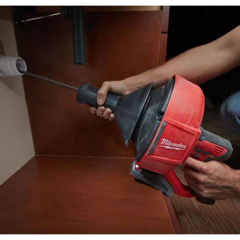 MILWAUKEE M12 BDC8-0C avloppsrensare med 8 mm renssprial (utan batteri)