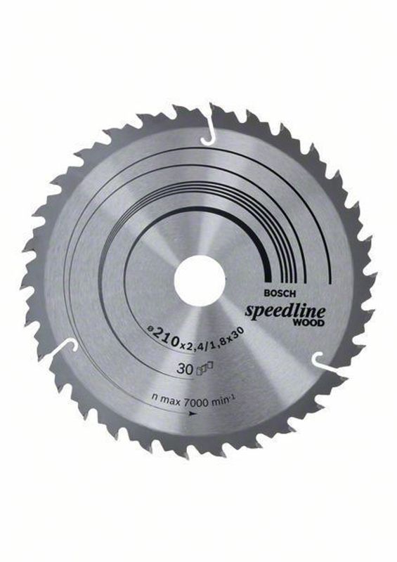 Bosch Sågklinga 210x30x2,6mm 30T Speedline Wood