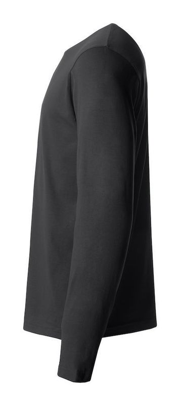 Clique Basic-T L/S Black
