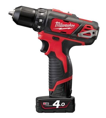 Milwaukee M12 BDD-402C Borr-/Skruvdragare 12V (2x4,0ah)