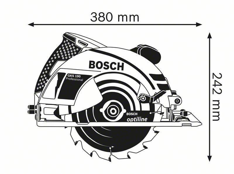 Bosch GKS 190 Cirkelsåg 1400W 70mm