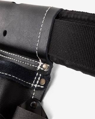 Snikki 9336 LTHR Verktygsbälte Svart ONESIZE