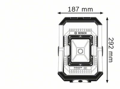 Bosch GLI 18V-1900 Strålkastare 18V (1900 lumen)