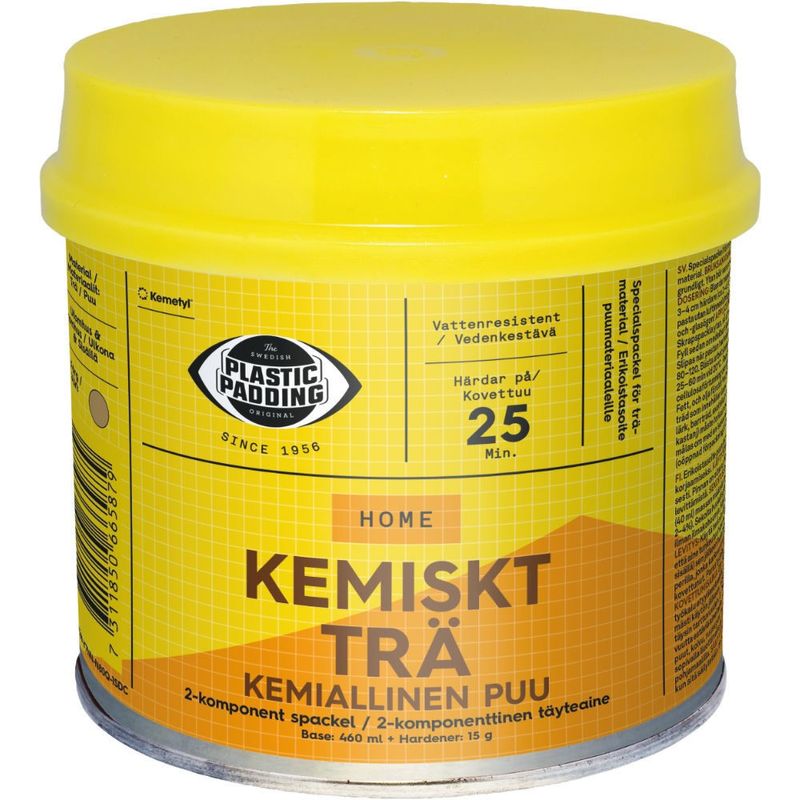 Plastic Padding Kemiskt Trä PP 460ml
