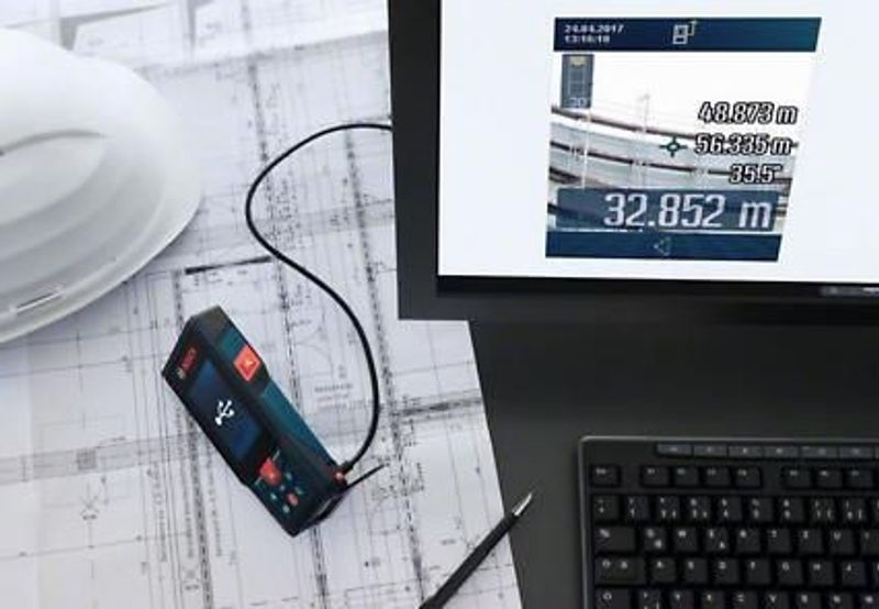 Bosch GLM 120 C Avståndsmätare ->120m + Stativ BT 150