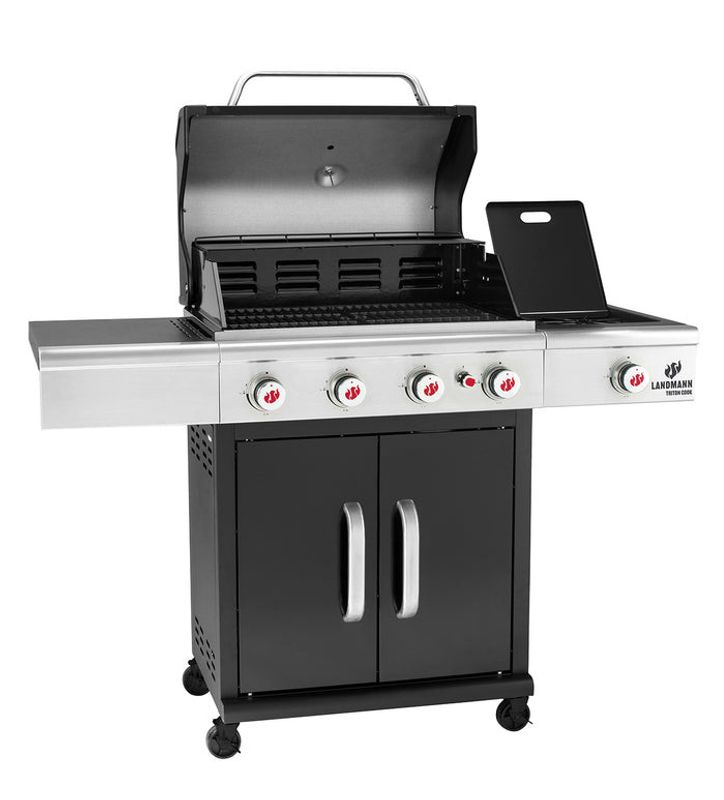Landmann Triton 4.1 cooK gasolgrill med kokplatta 3,5 kW