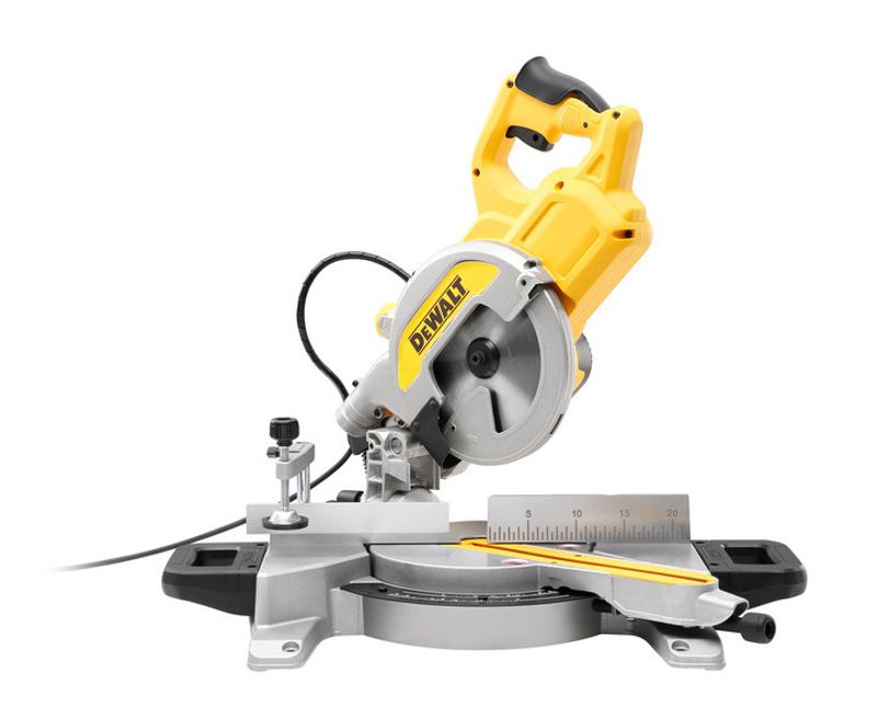 DeWalt DWS777+DE7033 Kap-/Gersågspaket 216mm