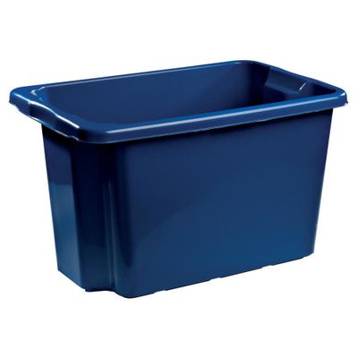 Nordiska Plast Förvaringsbox 55L Blå 7550 NPL