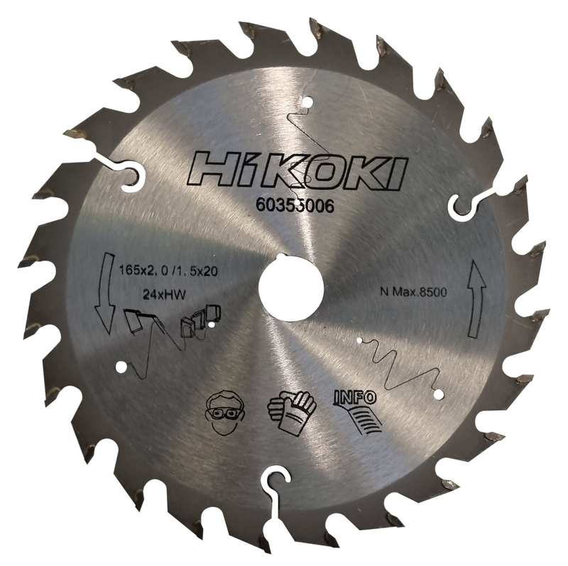 HiKOKI Cirkelsågsklinga 165x20mm 16T (Grova snitt)