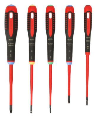 Bahco BE-9872SL Skruvmejselsats ERGO Isolerade 5st