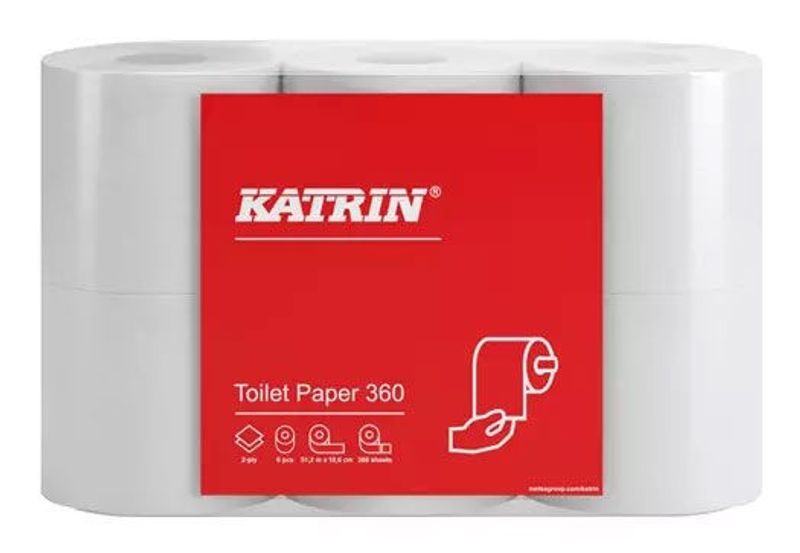 Katrin Basic 360 DBL Toalettpapper 6st