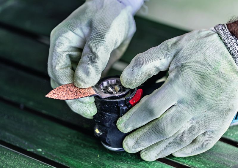 Bosch Expert Sanding Finger (Expert slipfinger) grov AVZ 32 RT4 slipplatta för multiverktyg 32 x 50 mm