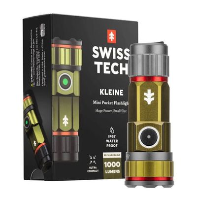 Swisstech Kleine Kompakt ficklampa med 1000 lumen