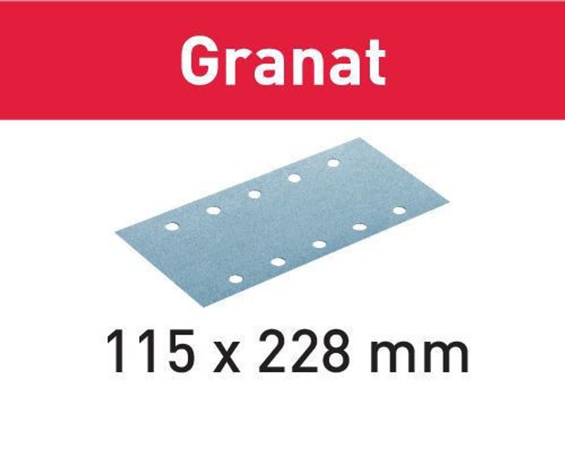 Festool Slippapper STF 115X228 GR/50 Granat