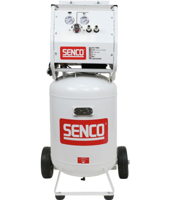 Senco AC2480 Kompressor Oljefri Low noise 9bar 80L