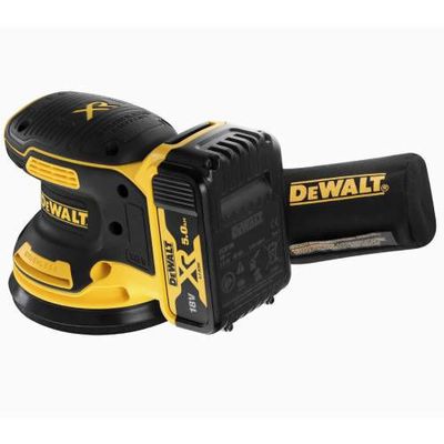DeWalt DCW210P2 Excenterslipmaskin 18V XR 125mm TSTAK (2x5,0Ah)