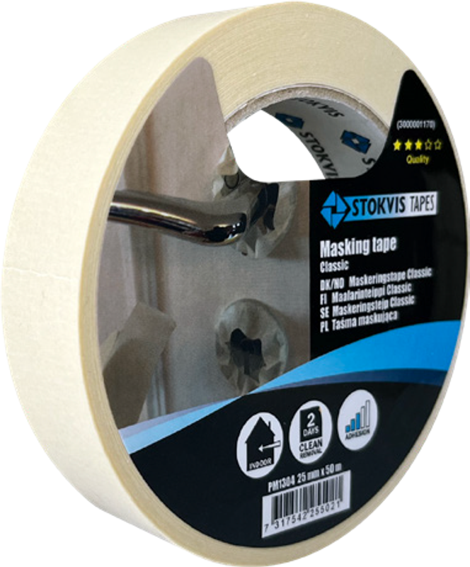 Stokvis 1304 Maskeringstejp Classic 50mm x 50m
