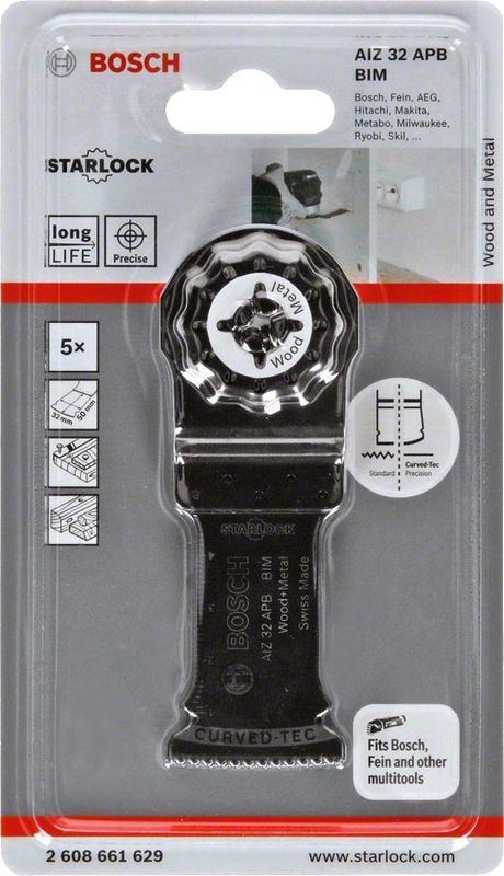 Bosch AIZ 32 BSPC Sågblad STARLOCK 32x40mm BIM (5-P)