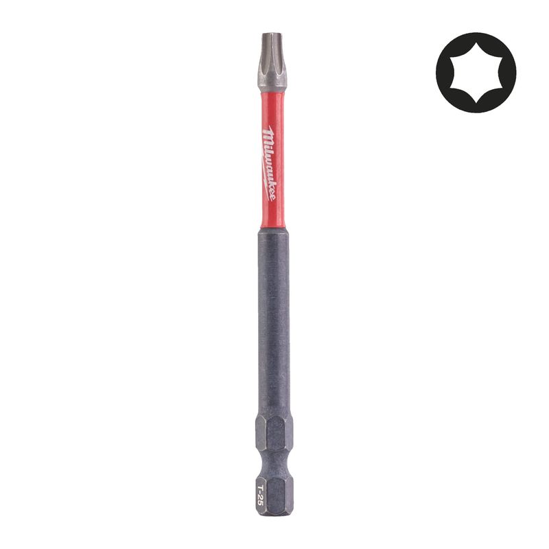 Milwaukee Shockwave Skruvbits TX25 x 90 mm