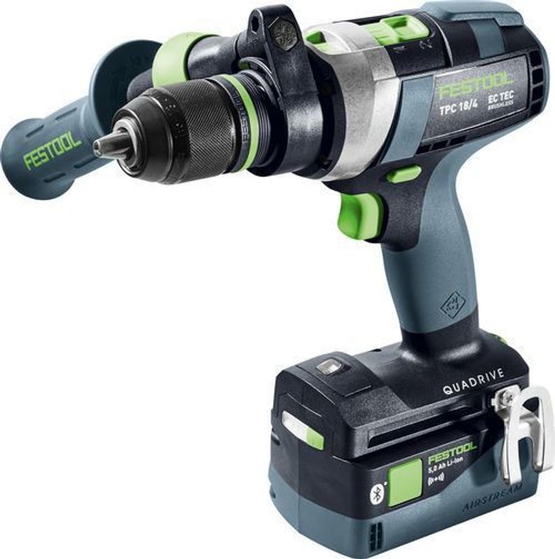 Festool TPC 18/4 I-Basic-5,0 QUADRIVE Skruvdragare & slagborr (1x5,0ah)