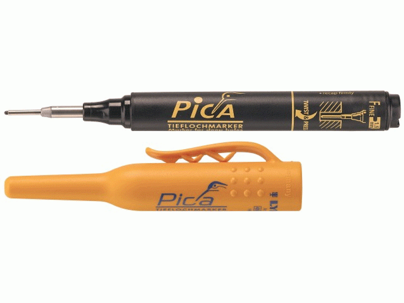 PICA Djuphålsmärkare Tusch SKU 150/46 (Svart)