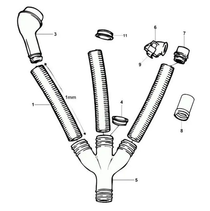 DeWalt Dammutsugssats för klyvsågar (DW744,DW745,DWE7491,DW743,DW742)