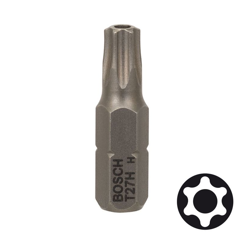 Bosch Security-Torx 25mm skruvbits extrahård 2st
