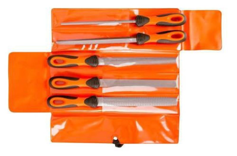 Bahco Filsats 8" Medium med Ergo Skaft 5st