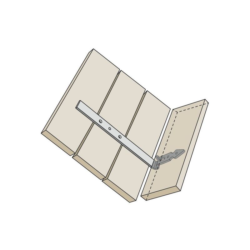 FAST CC Torvtakskrok PRH 285x120x6,0x30 Silver