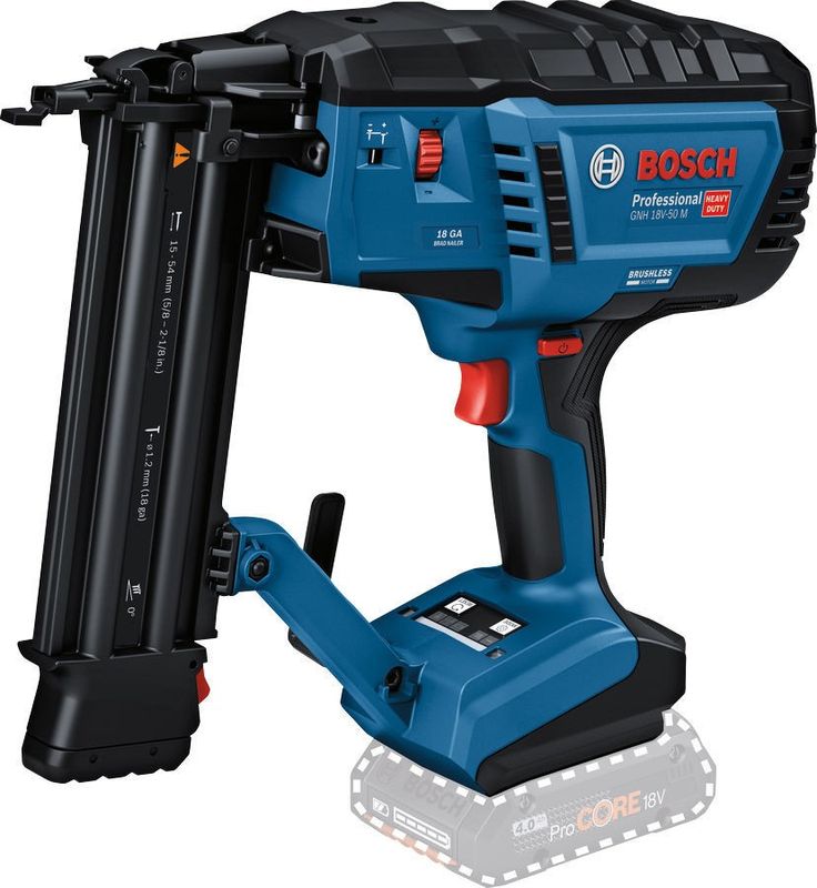 Bosch GNH 18V-50 M Dyckertpistol 18V 1,2mm L-BOXX (utan batterier)