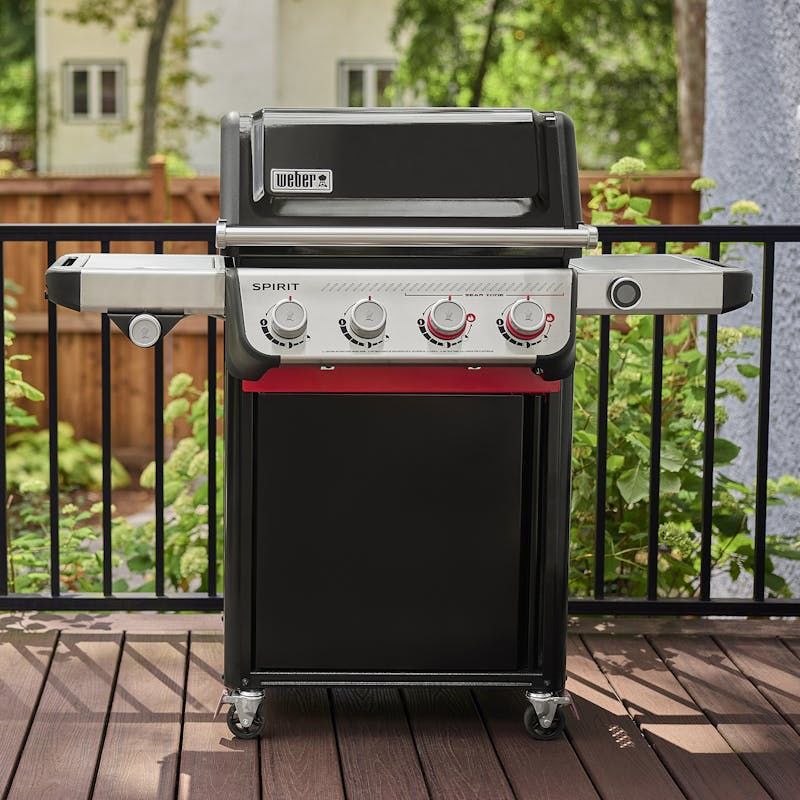 Weber Spirit EP-435 Gasolgrill Svart – 4 Brännare & Sidobrännare