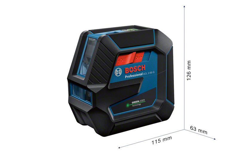 Bosch GCL 2-50/RM10 Kombilaser Grön