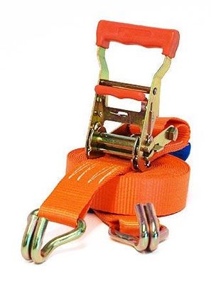 Spännband komplett 4000 kg, orange 0,5+5,5 m