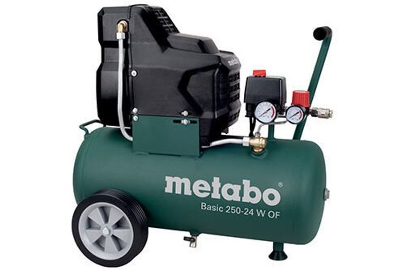 Metabo BASIC 250-24 WOF Oljefri kompressor 2,0hp 8 bar (200l/min)