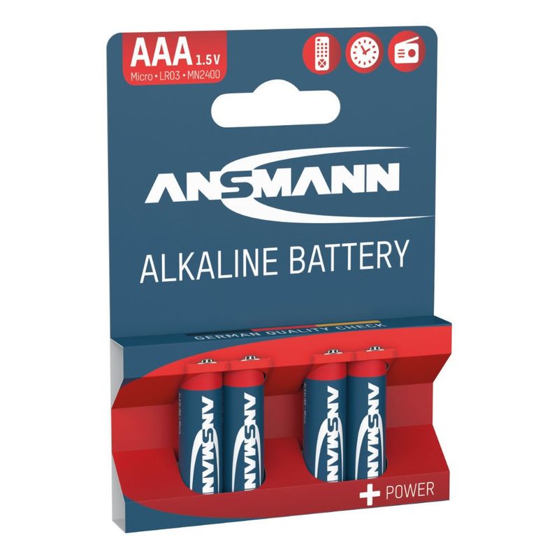 Ansmann AAA/LR3 Batteripaket 1,5V 4st