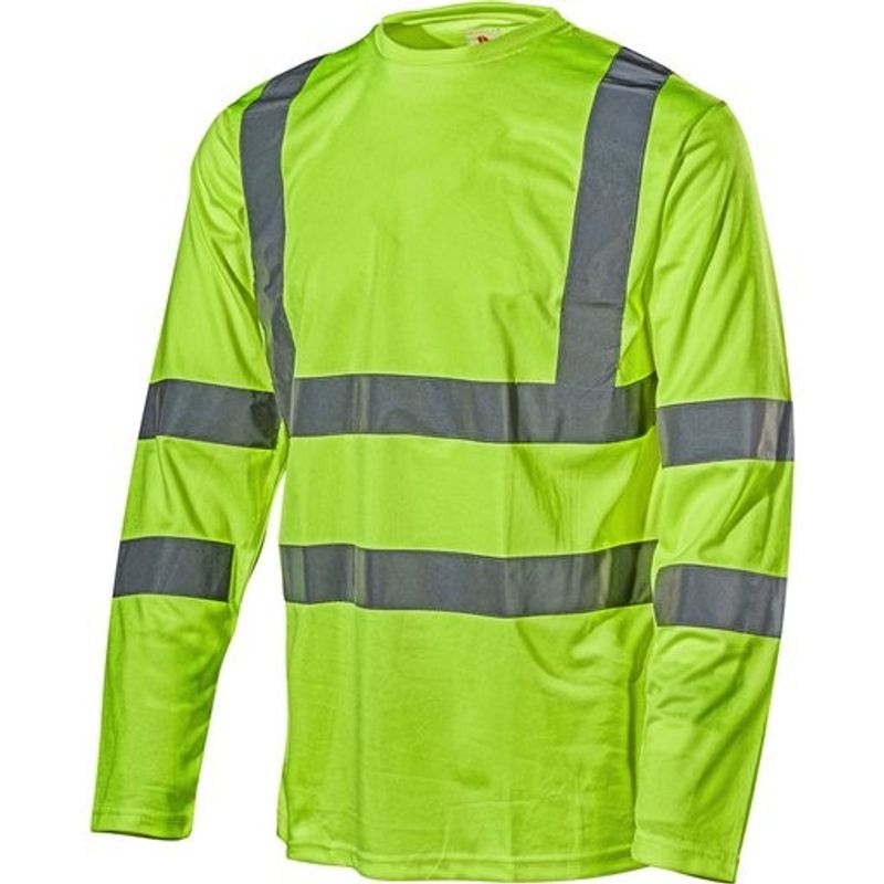 L.Brador 4006P Omnio Långärmad Varsel T-shirt Gul Stl M