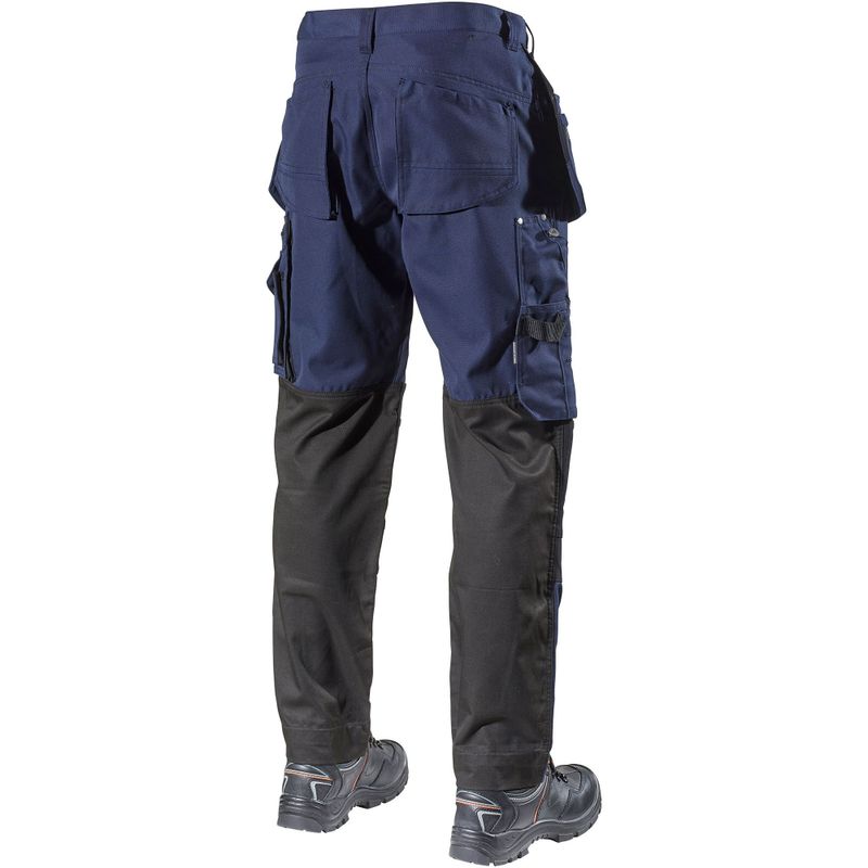 L.Brador Hantverkarbyxa 1042PB Stretch Marinblå D96
