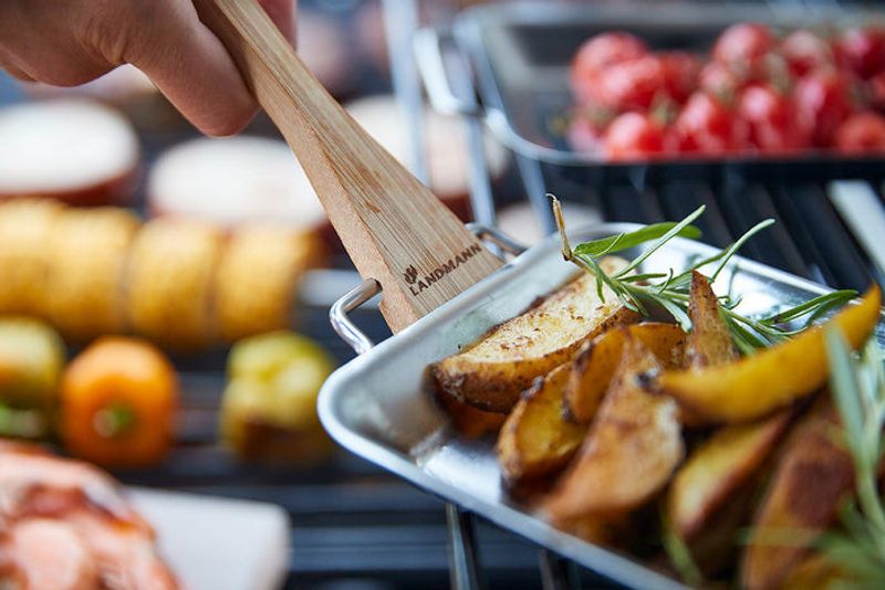 Landmann 2-pack rostritt grillpanneset 12x18 cm