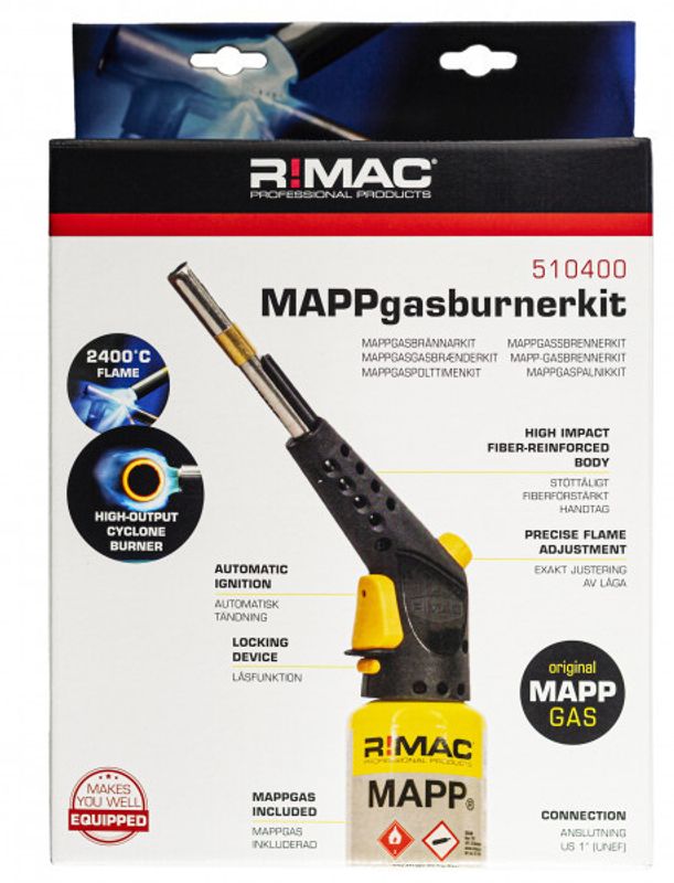 R!MAC Brännare + Mappgas SB-PACK