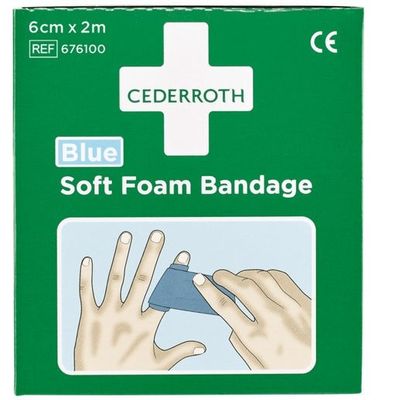 Soft Foam Bandage Cederroth 676100 2 ask/fp Blue