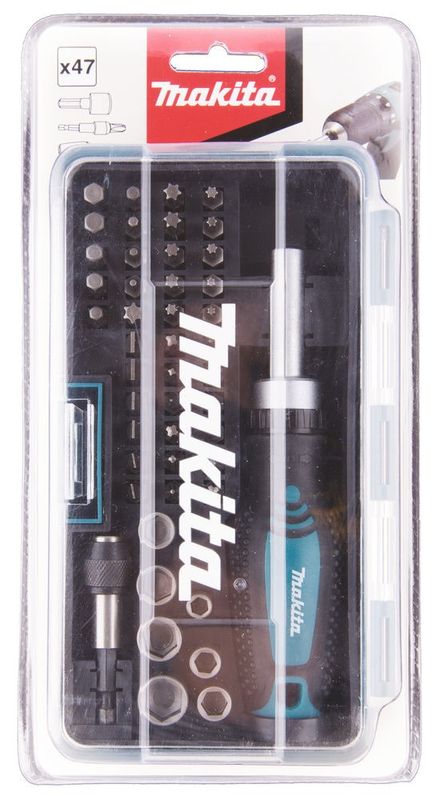 Makita B-36170 Bitssats & Skruvmejsel 47-delar