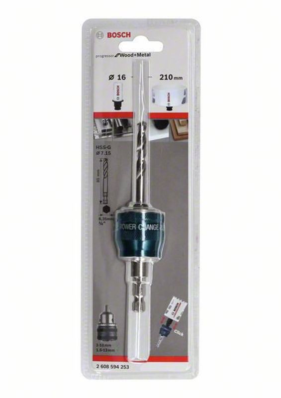 Bosch Adapter Power-Change Plus Ø16-210mm (Sexkantsfäste)