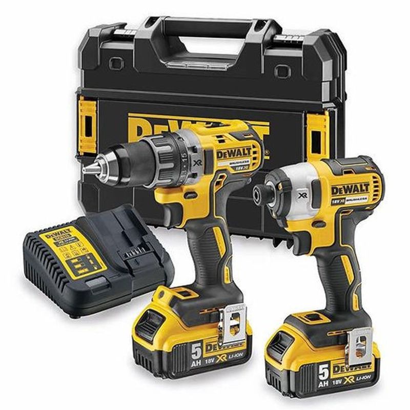 DeWalt DCK268P2T Combokit 18V XR DCD791+DCF887 (2x5,0ah)