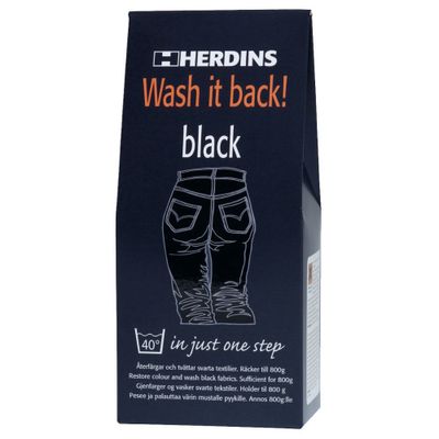 Herdins Återfärgning Wash it back Svart